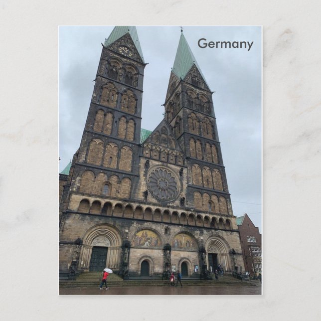 Postal Germany, Bremen Cathedral, Bremen (Anverso)