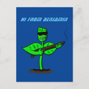 Postal Germinator cyborg personalizado divertido