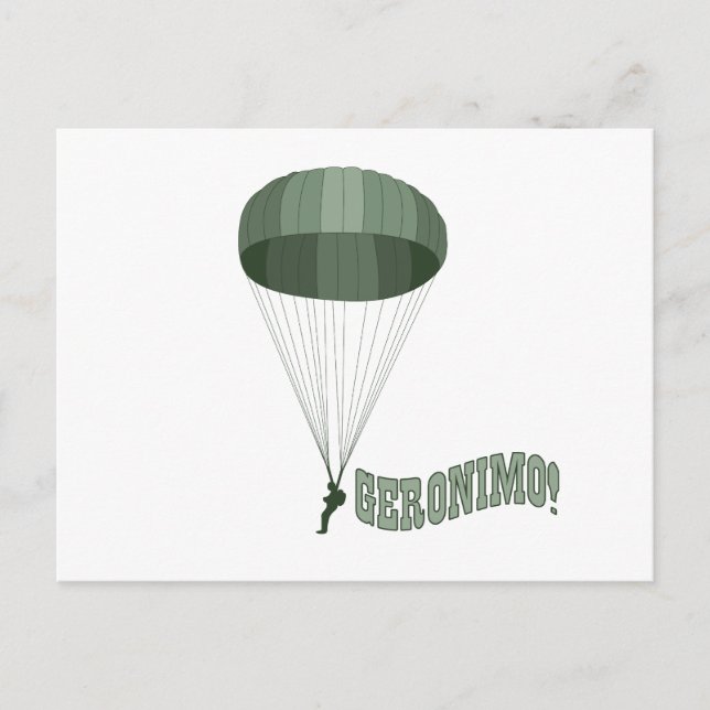 Postal ¡Gerónimo! (Anverso)
