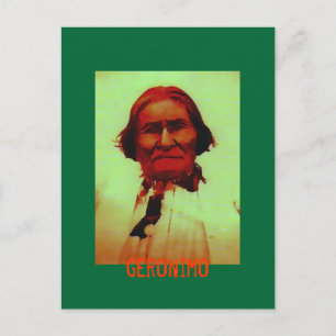 Postal Geronimo Postcard