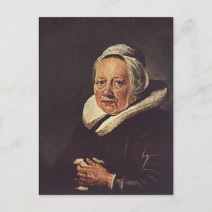 Postal Gerrit Dou - Retrato de una anciana