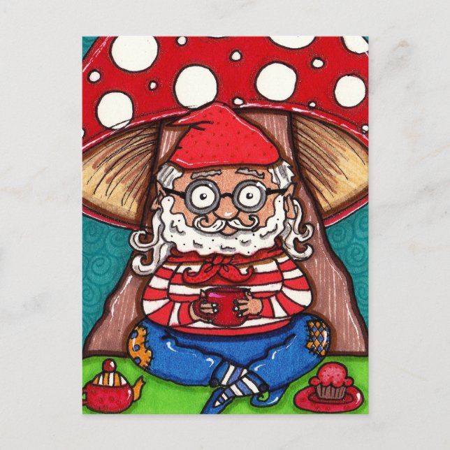 Postal Gerry Gnome Postcard (Anverso)