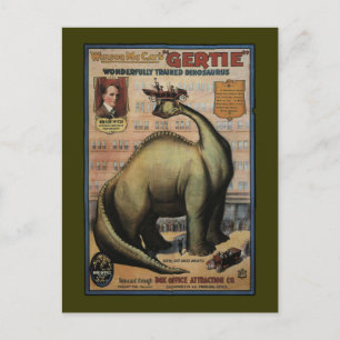 Postal Gertie El Dinosaurio