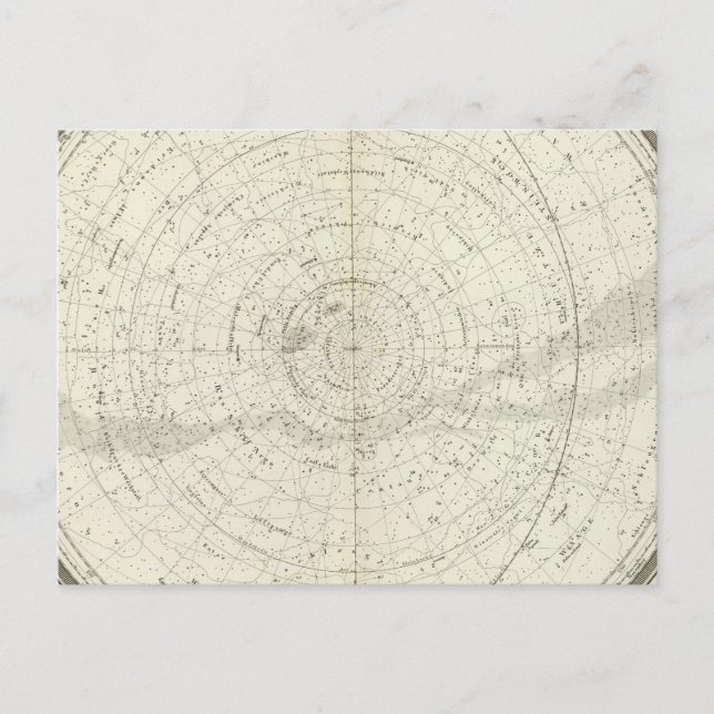 Postal Gestirnte Himmel Sud (Anverso)