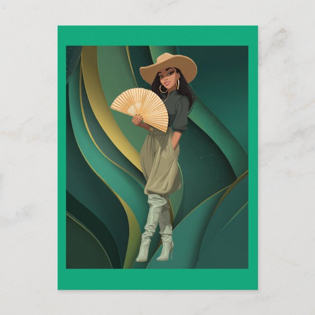 POSTAL GET IT GIRL #2 (Anverso)