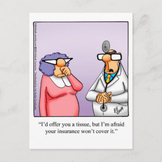 Postal Get Well Humor Postcard