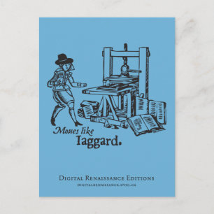 Postal Gettin' Frisket Postcard