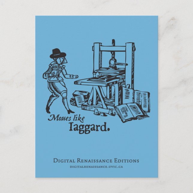 Postal Gettin' Frisket Postcard (Anverso)