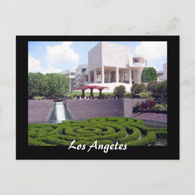 Postal getty angeles (Anverso)
