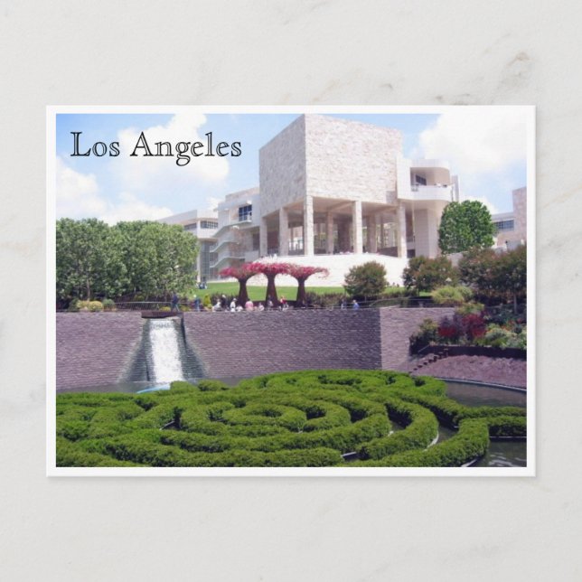 Postal getty california (Anverso)