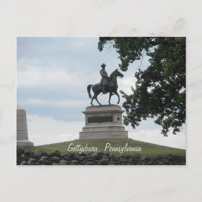 Postal Gettysburg (Anverso)