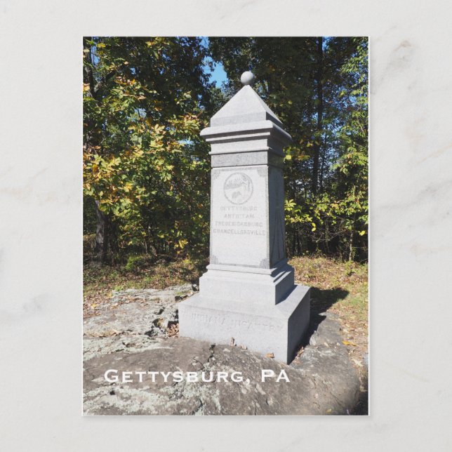 Postal Gettysburg PA (Anverso)