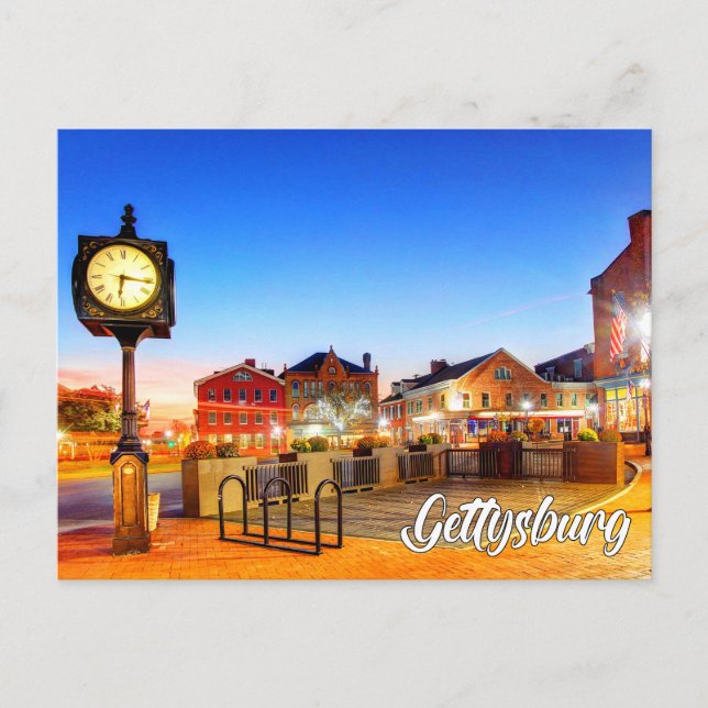 Postal Gettysburg, Pensilvania, EE. UU. (Anverso)
