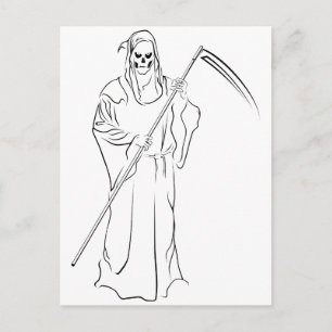 Postal Gevatter / Padrino / Grim