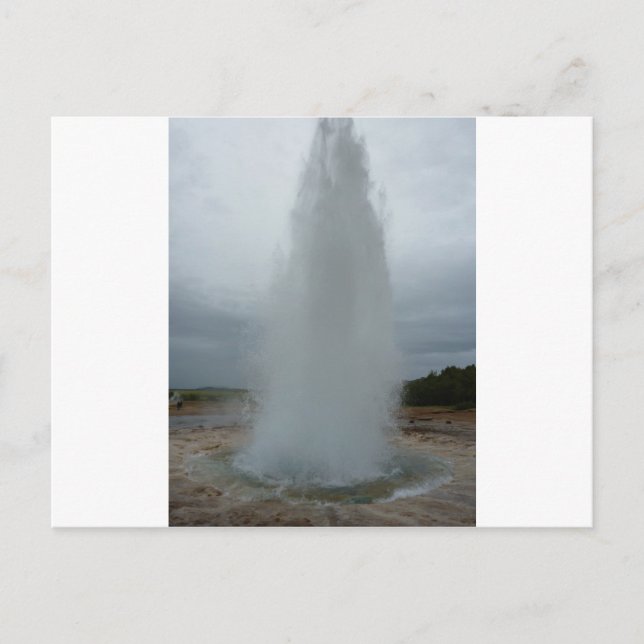 Postal Geysir (Anverso)