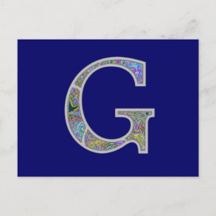 Postal Gg Monograma Iluminado