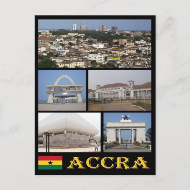Postal Ghana - Accra - Mosaico - (Anverso)