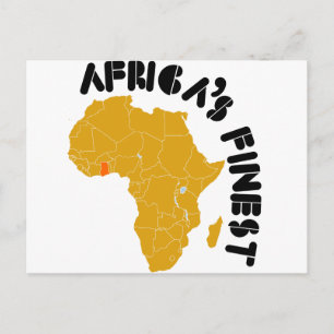 Postal Ghana, el mejor mapa de África