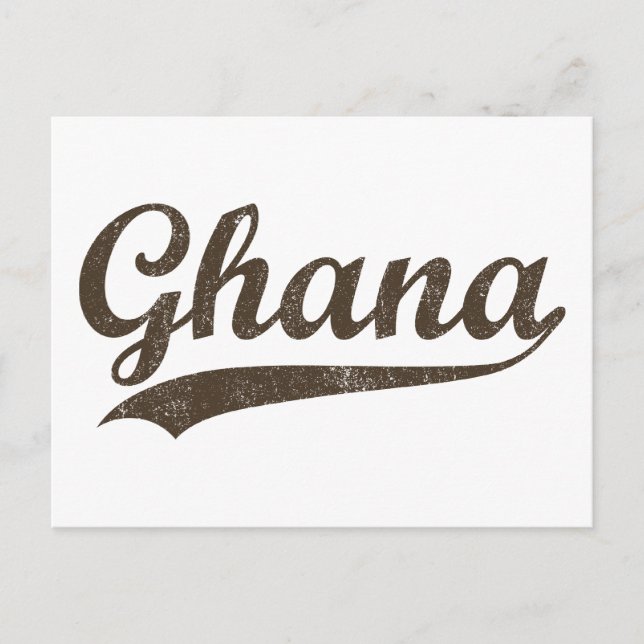 Postal Ghana vintage (Anverso)