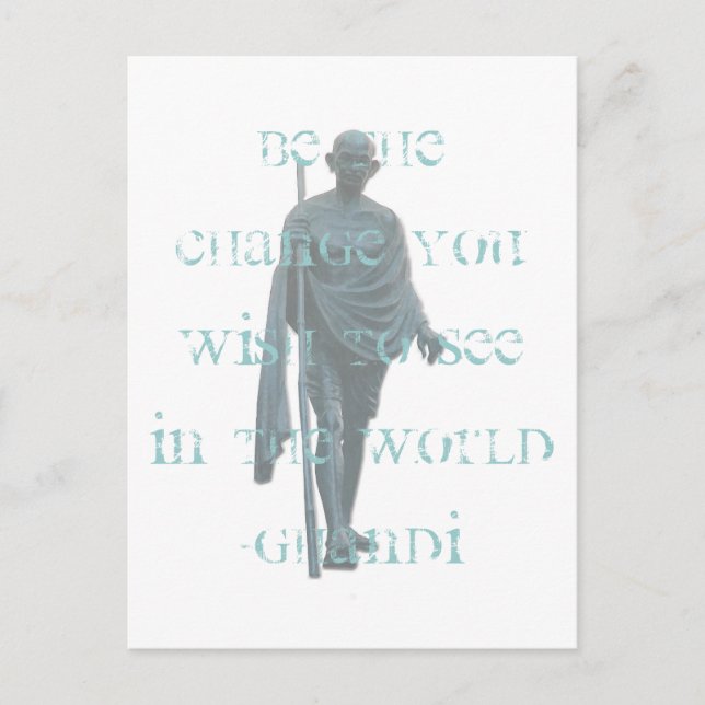 Postal ghandi (Anverso)