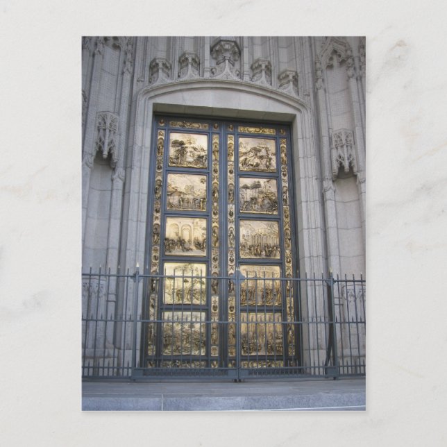 Postal Ghiberti Doors (Anverso)