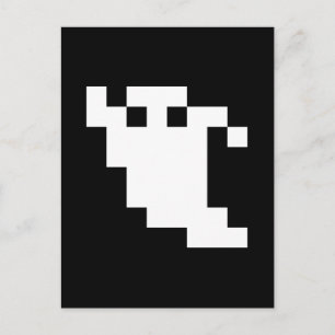 Postal Ghost de 8 bits de píxeles