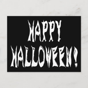 Postal Ghost Halloween Textos