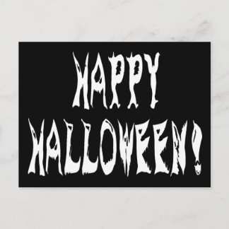 Postal Ghost Halloween Textos