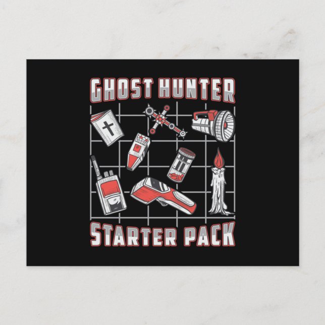 Postal Ghost Hunter Starter Pack Caza de fantasmas parano (Anverso)