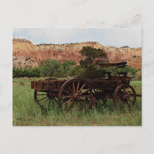 Postal Ghost Ranch Wagon, foto de JLH (Anverso)