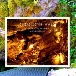 Postal Ghost Room, Formaciones Cuevas, Cuevas Oregon