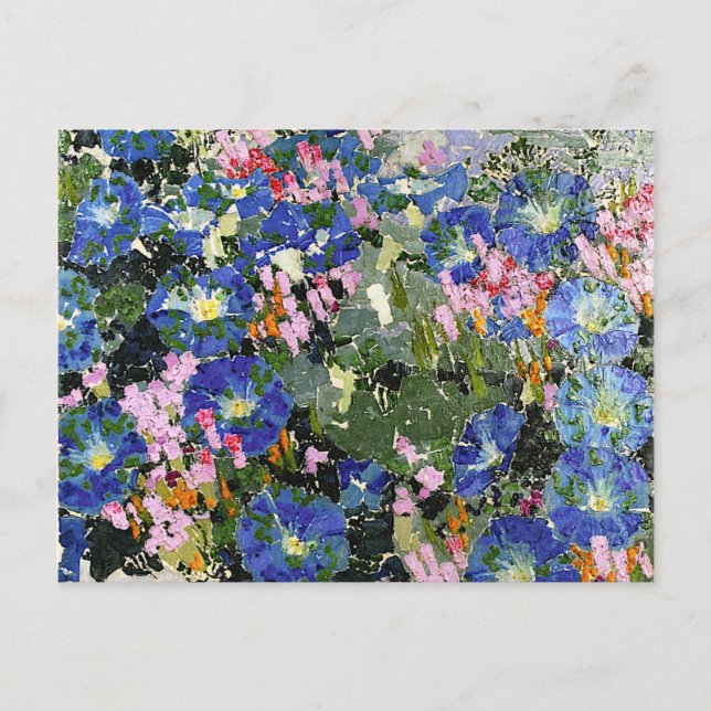 Postal Giacometti - Blau Winden (Anverso)