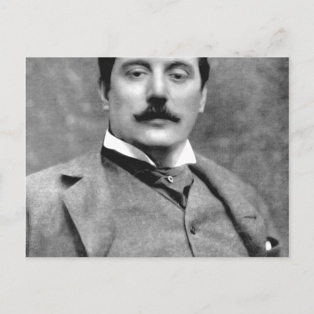 Postal Giacomo Puccini (Anverso)