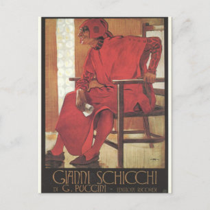 Postal Gianni Schicchi Poster (Puccini)