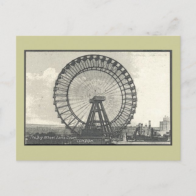Postal Giant Ferris Wheel LONDON (Anverso)