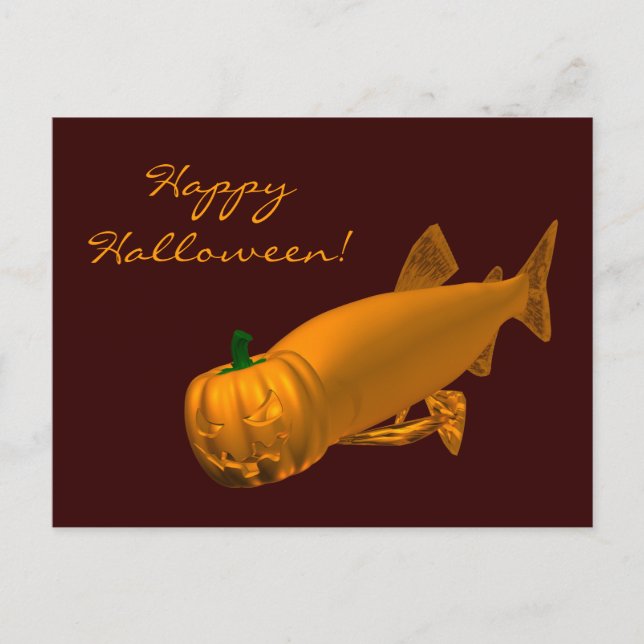 Postal Giant Halloween Trout (Anverso)