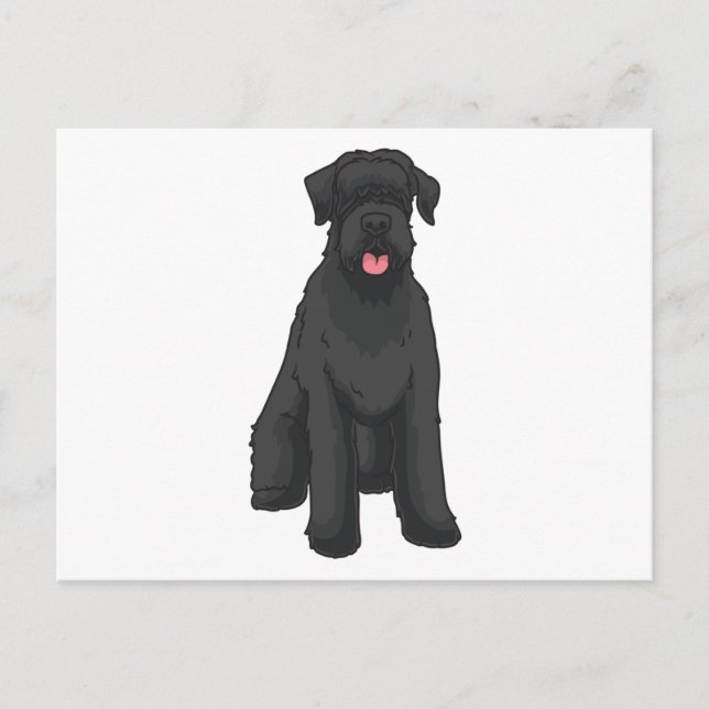 Postal Giant Schnauzer (Anverso)