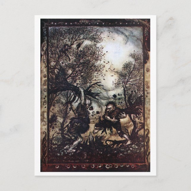 Postal Giants que lucha (Anverso)