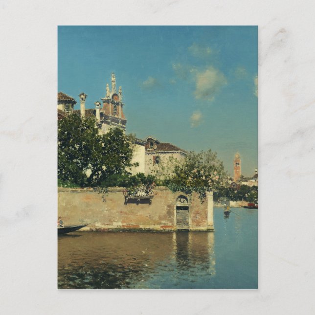 Postal Giardino del Palazzo Vendramin (Anverso)