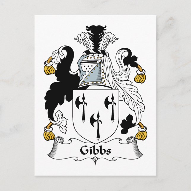 Postal Gibbs Family Crest (Anverso)