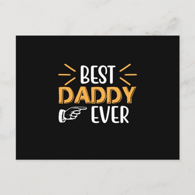 Postal Gifts Father | Best Daddy Ever (Anverso)
