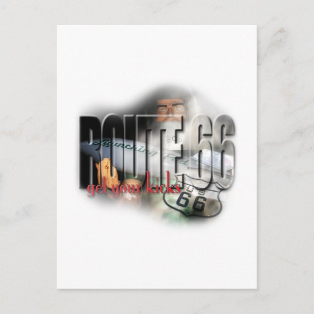 Postal Gigante Gemini - Ruta 66 (Anverso)