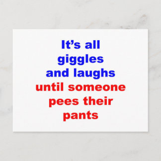 Postal Giggles & Laughs Pees Pants