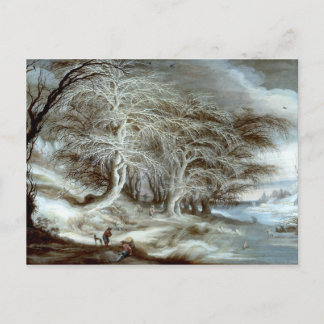 Postal Gijsbrecht Leytens: Un paisaje invernal
