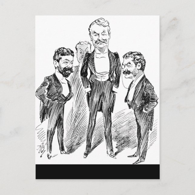 Postal gilbert y sullivan (Anverso)