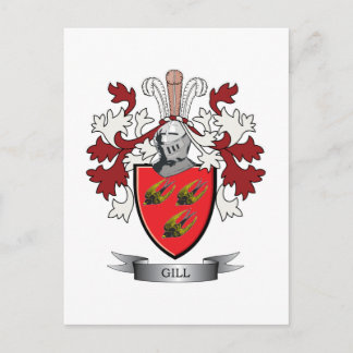 Postal Gill Family Crest Coat.