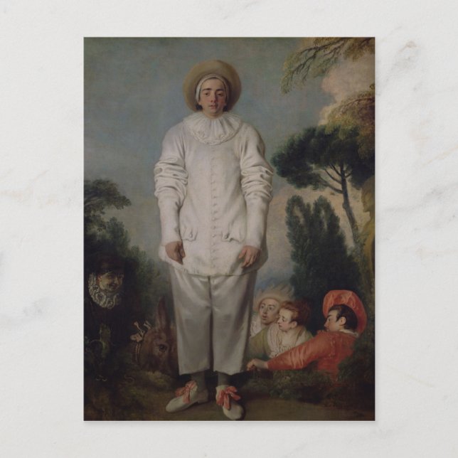 Postal Gilles, c.1718-19 (Anverso)