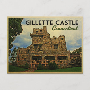 Postal Gillette Castle Connecticut