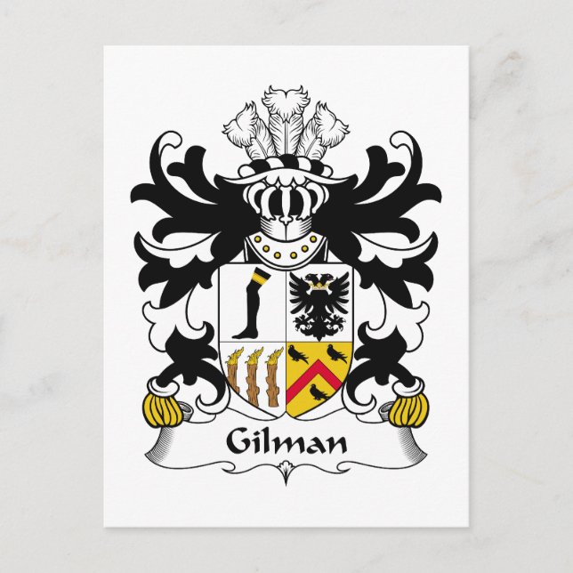 Postal Gilman Family Crest (Anverso)