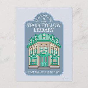 Postal Gilmore Girls Biblioteca de Stars Hollow